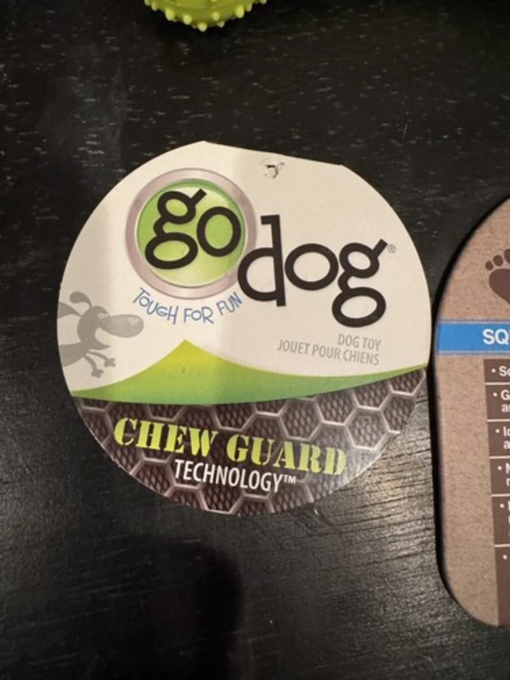 Godog Squeaky Bone With Chew guard Technology